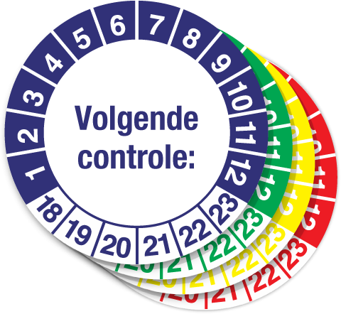 Sticker Volgende Controle