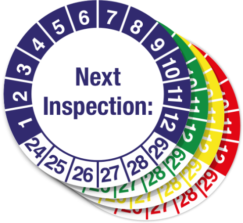 sticker next inspection