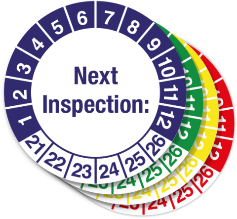 sticker next inspection