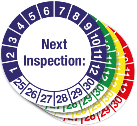 sticker next inspection
