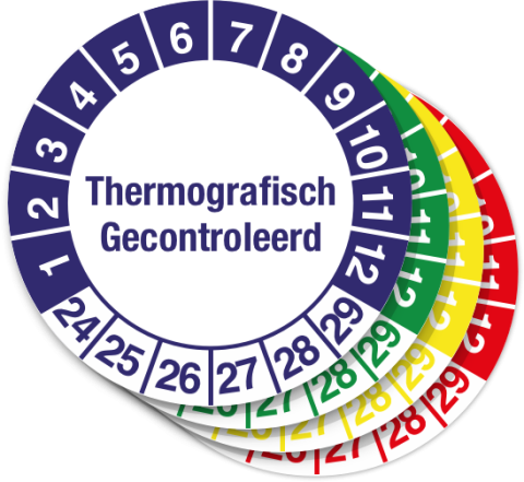 Sticker Thermografisch Gecontroleerd