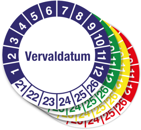 Sticker Vervaldatum