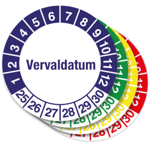 Sticker Vervaldatum
