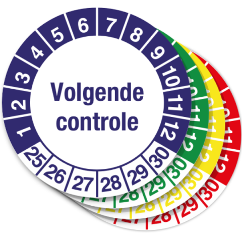 Sticker Volgende Controle